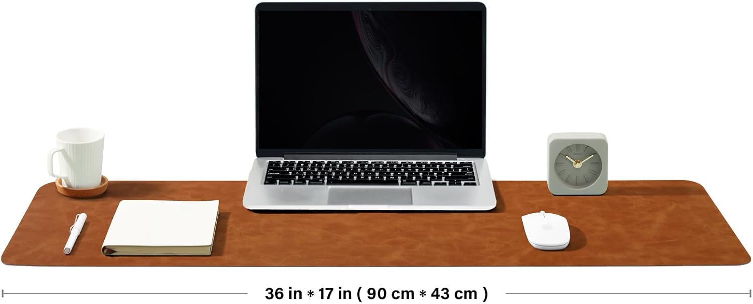 Distressed Leather Desk Mat -  - Leather Desk Pad 评论和价格