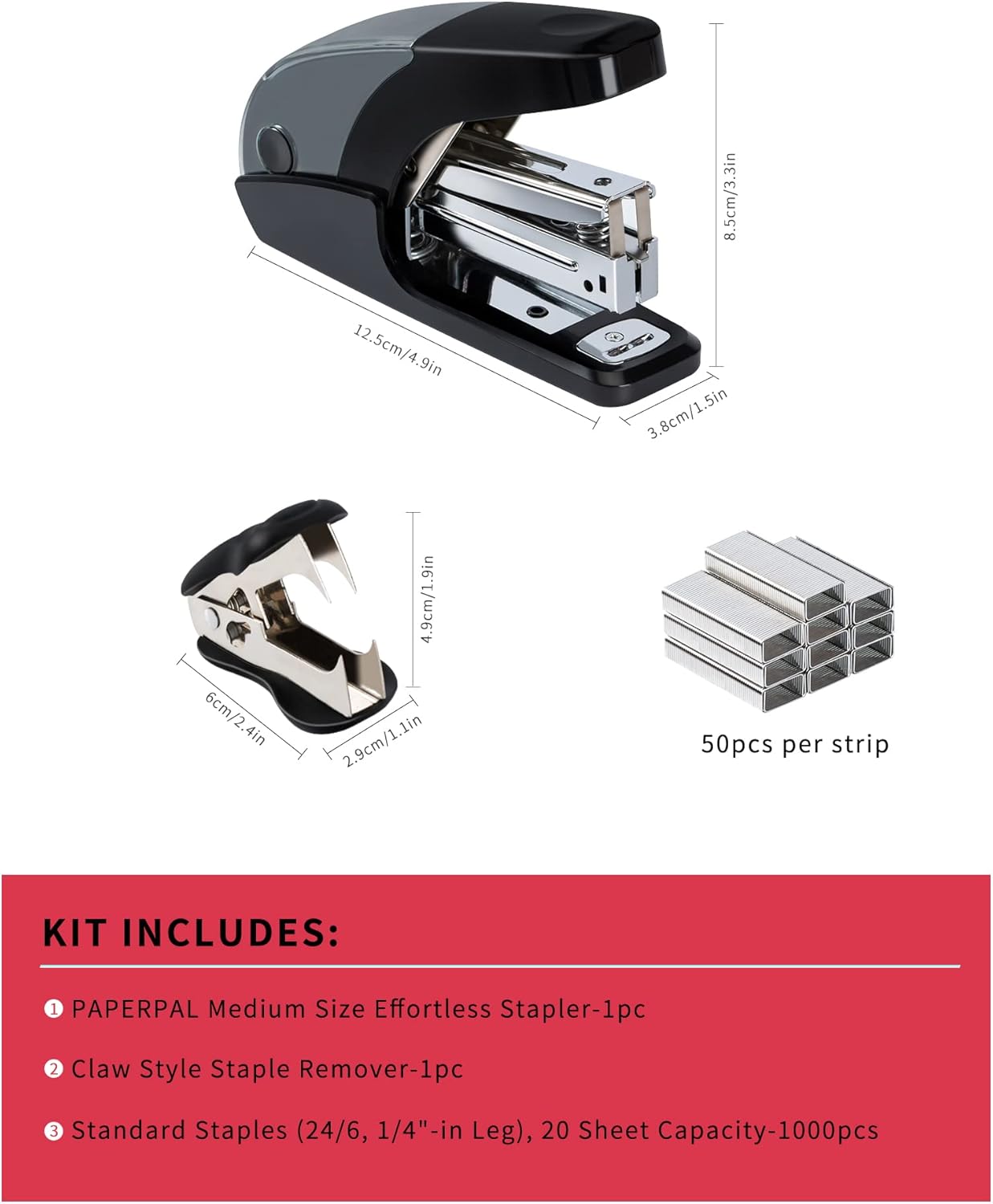 Effortless Standard Stapler Se - Stapler Half Strip 评论和价格