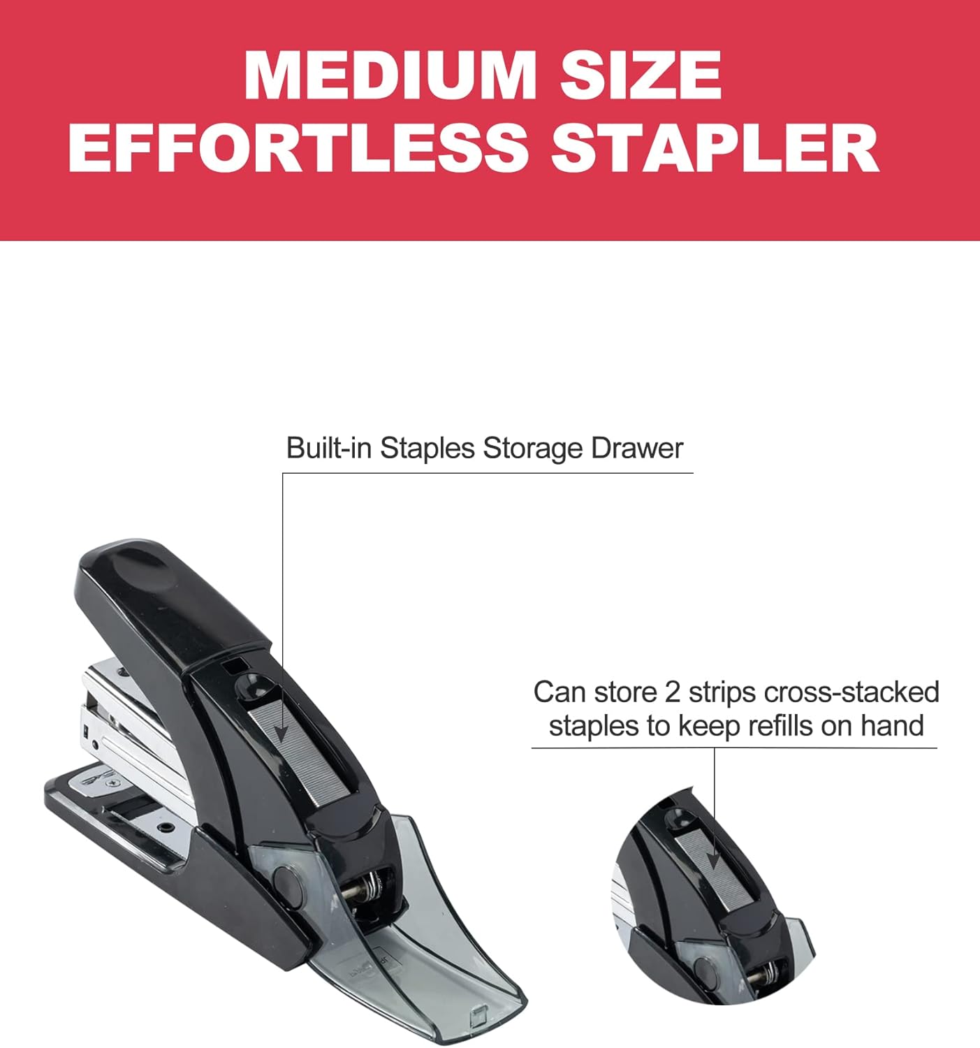 Effortless Standard Stapler Se - Stapler Half Strip 评论和价格
