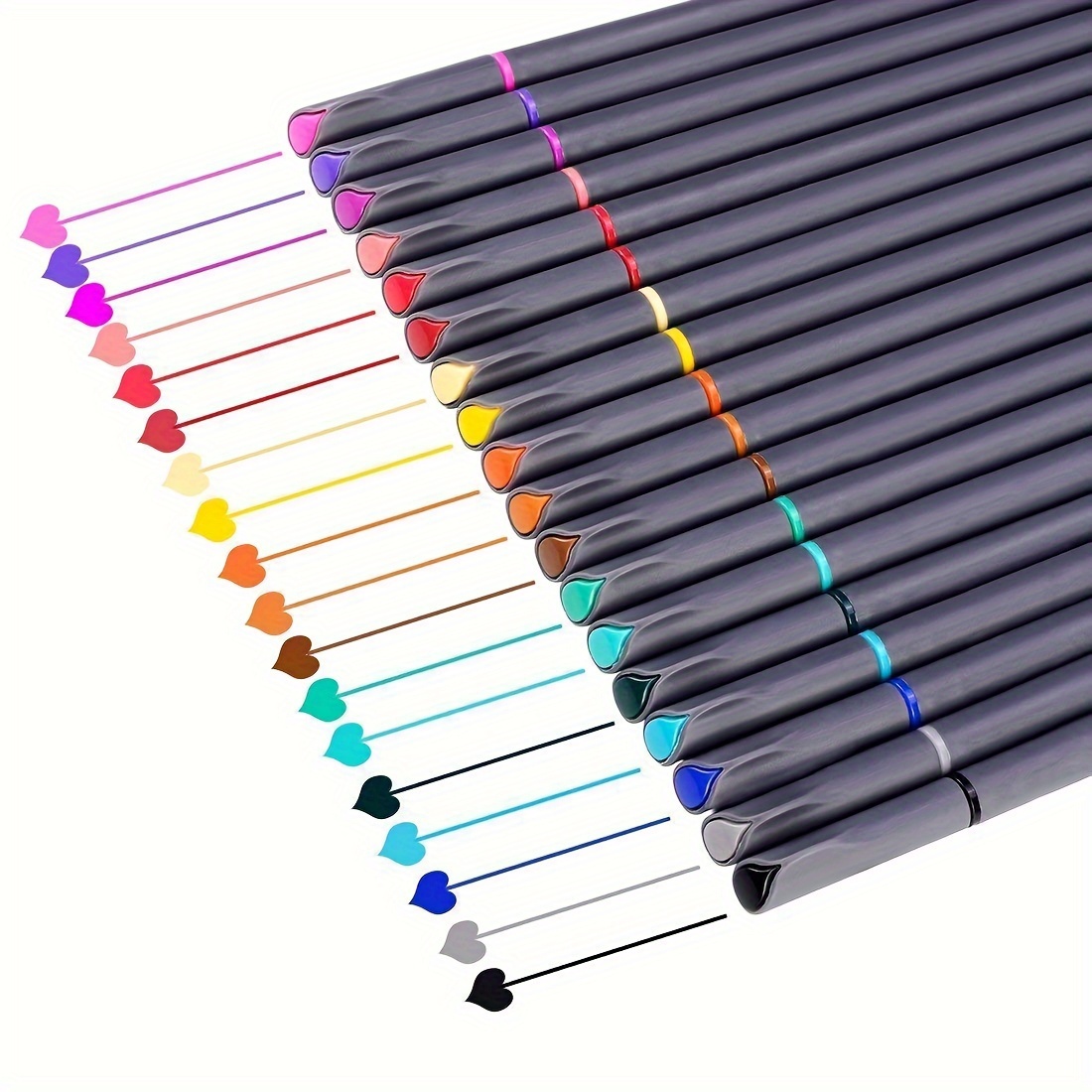12-100pcs Colorful Line Drawin - Correction Pen Fine 评论和价格