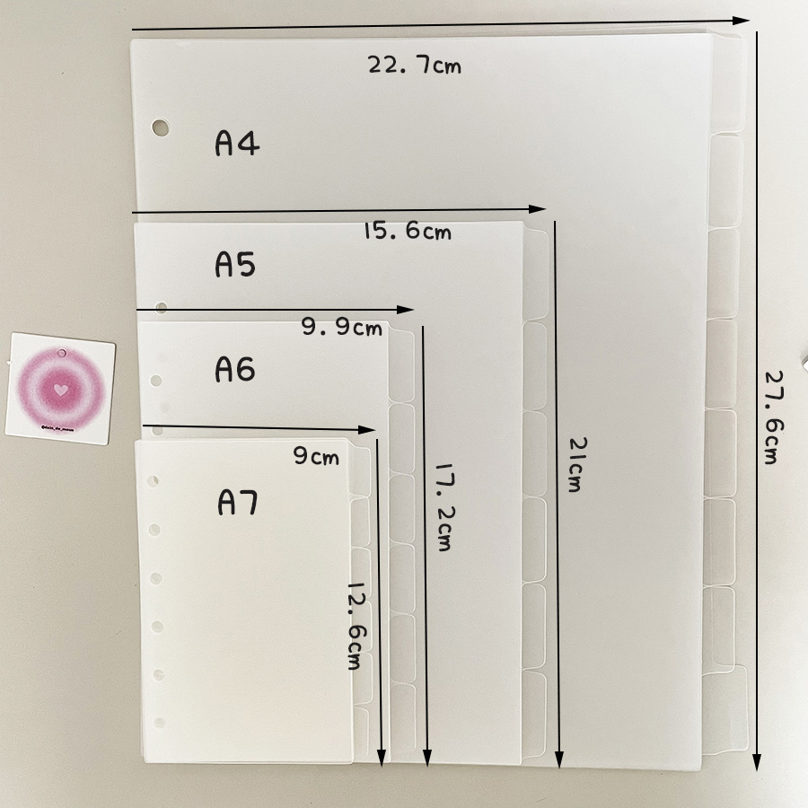 A4/A5/A6/A7 Ring Seperator Pag - Binder A4 Lever 评论和价格