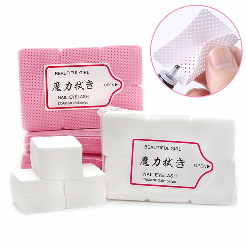 600Pcs/Pack Lint-Free Eyelash  - Gel Refill Pack 评论和价格