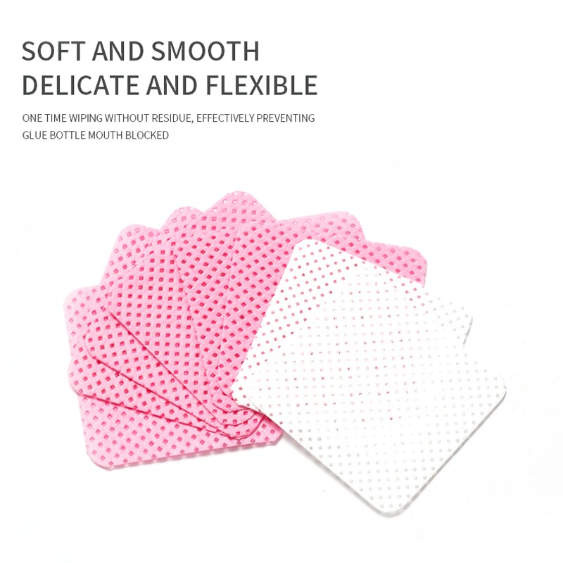 600Pcs/Pack Lint-Free Eyelash  - Gel Refill Pack 评论和价格