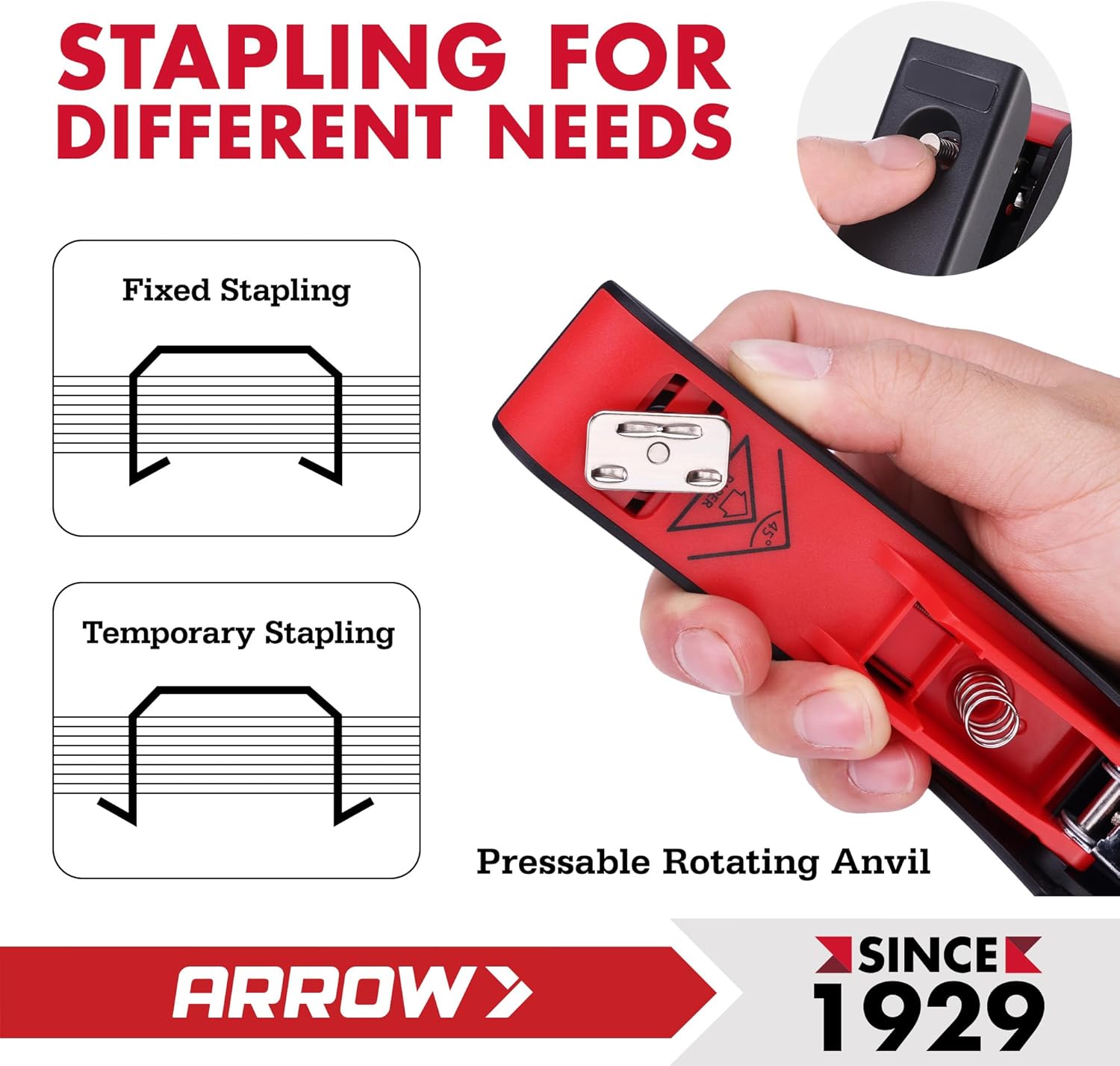 Arrow Office Stapler Set, 25 S - Stapler Half Strip 评论和价格