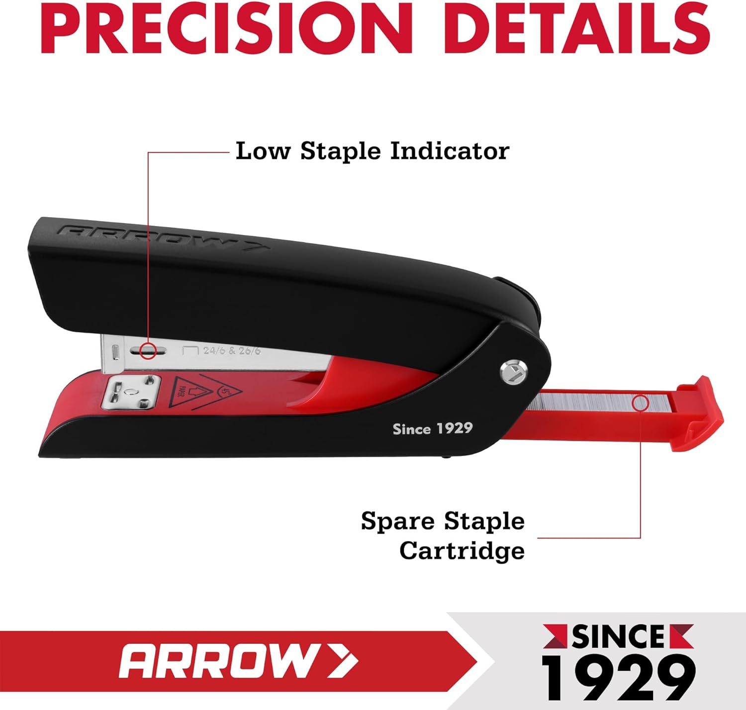 Arrow Office Stapler Set, 25 S - Stapler Half Strip 评论和价格