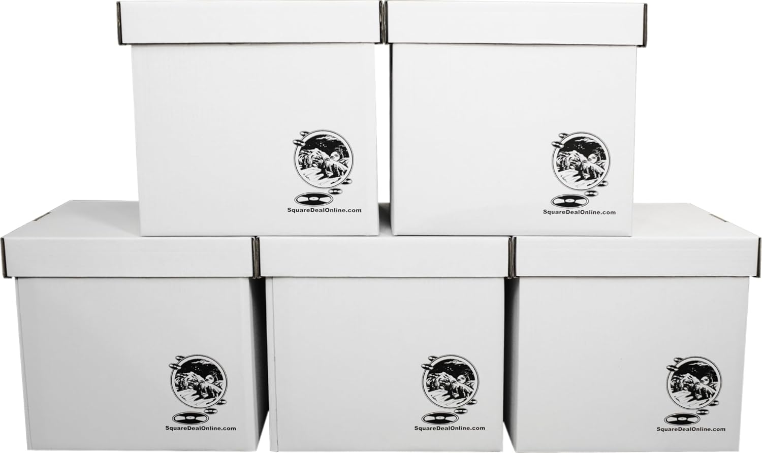 Set of 5 Heavy-Duty 12-Inch Vi - Archive Box Set 评论和价格