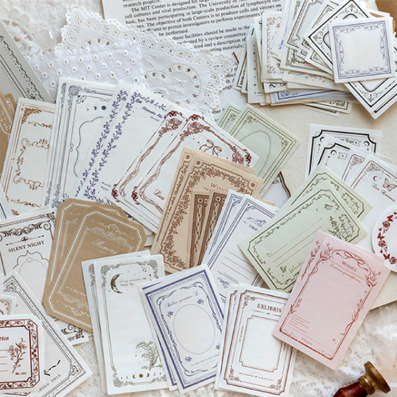 100Pcs/Pack Vintage Notes Mate - Ink Blotter Paper 评论和价格