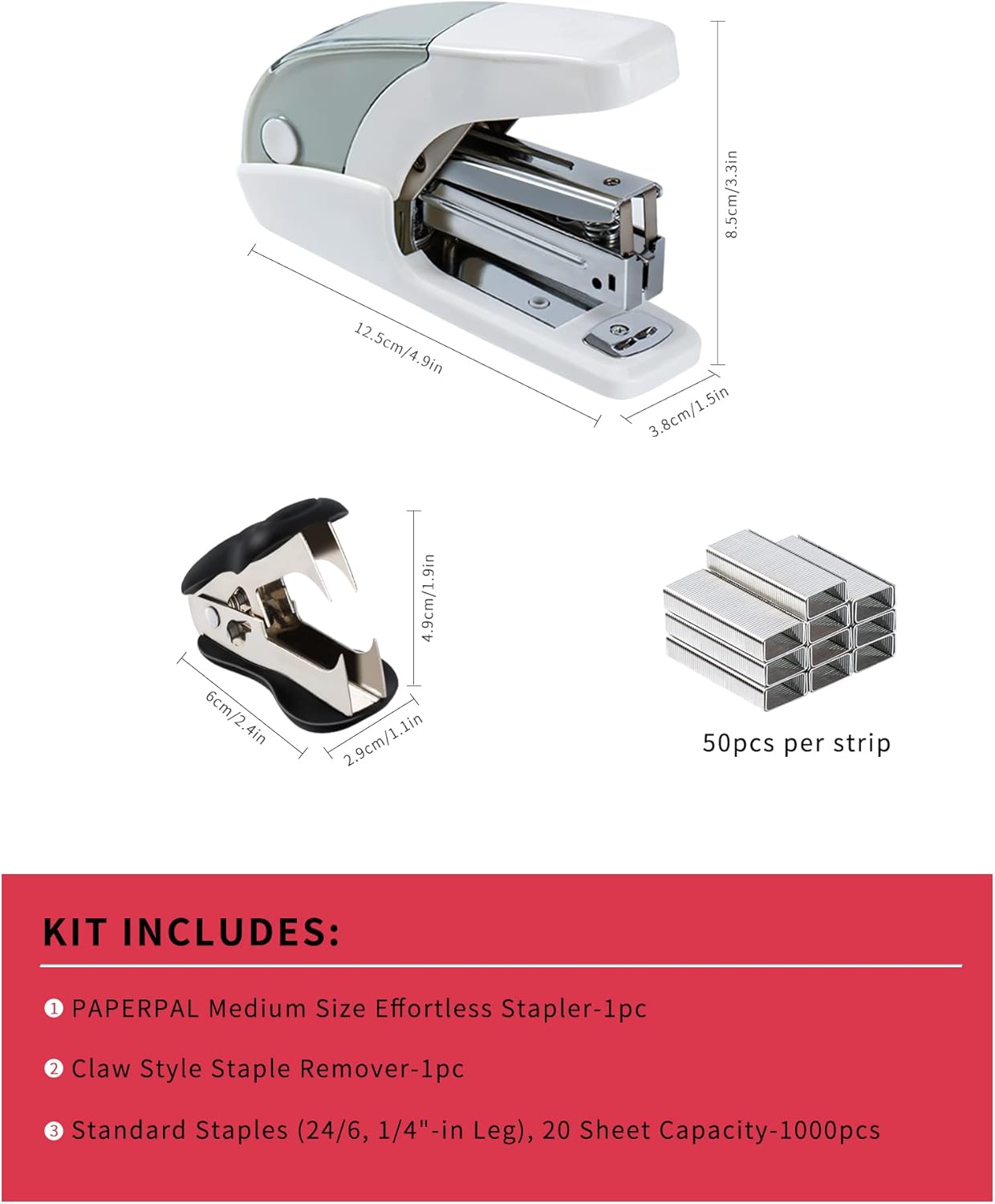 Effortless Standard Stapler Se - Stapler Half Strip 评论和价格
