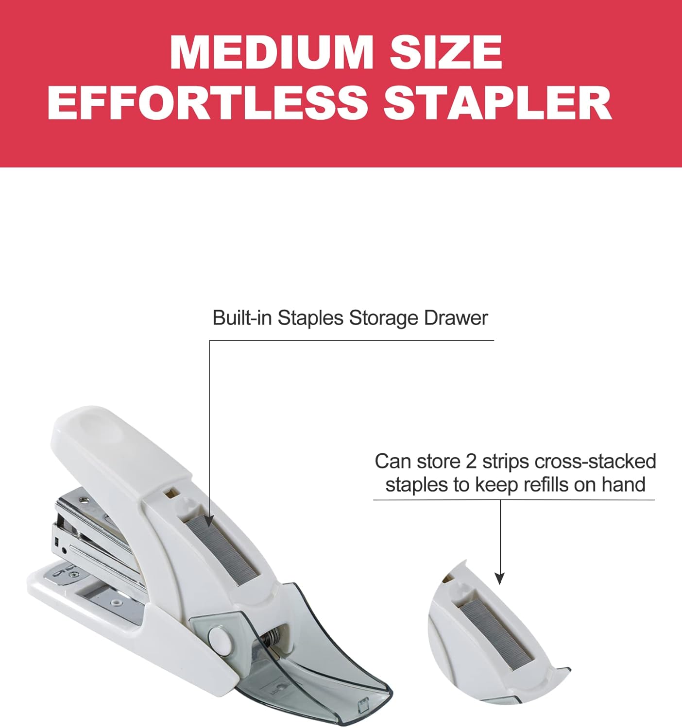 Effortless Standard Stapler Se - Stapler Half Strip 评论和价格