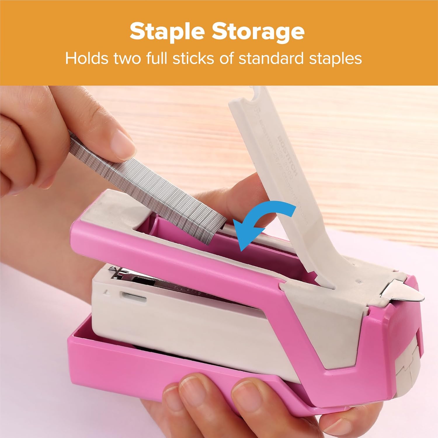 Spring-Powered Compact Stapler - Stapler Half Strip 评论和价格