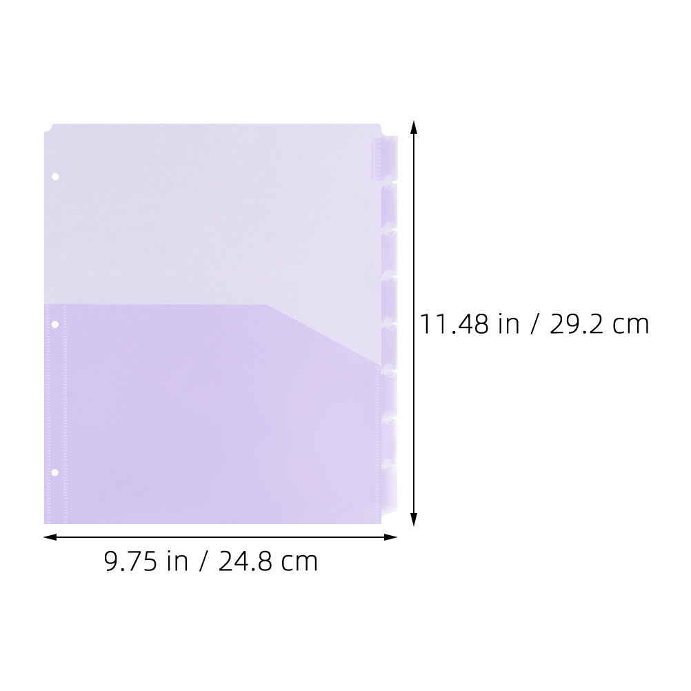 2Sets A4 Binder Dividers Plast - Tab Divider A4 评论和价格