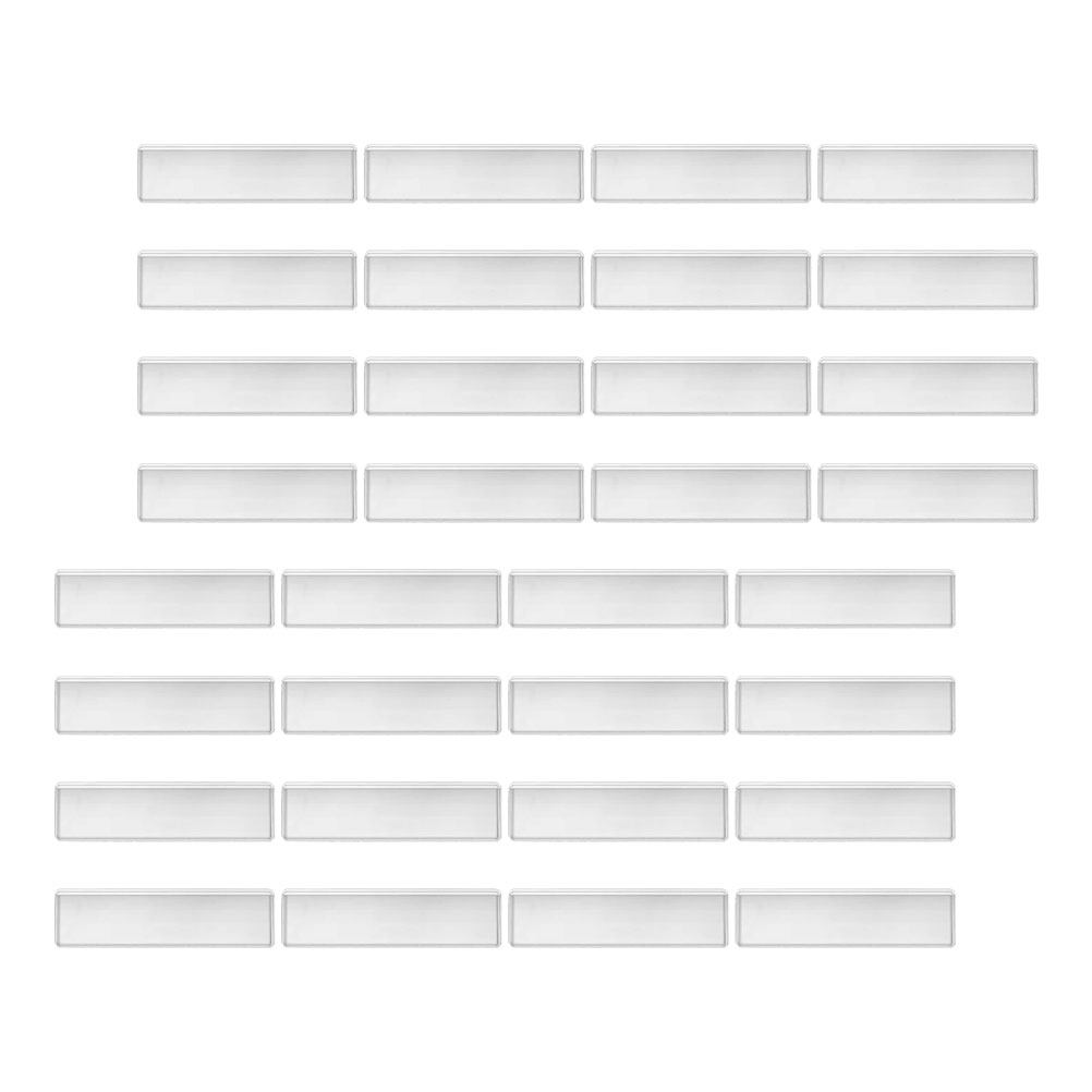 100Pcs Clear Self-Adhesive Lab - Index Card Holder 评论和价格