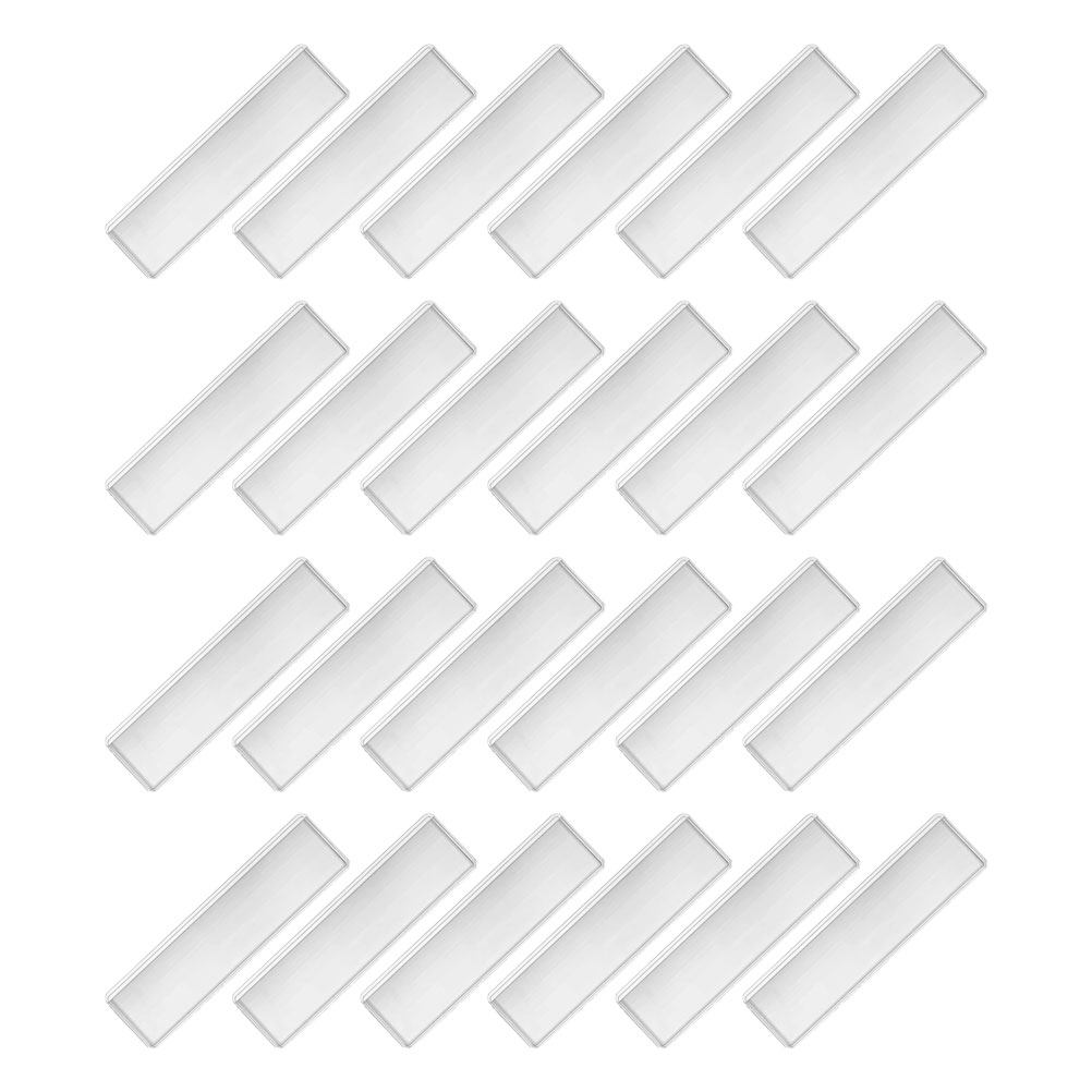 100Pcs Clear Self-Adhesive Lab - Index Card Holder 评论和价格