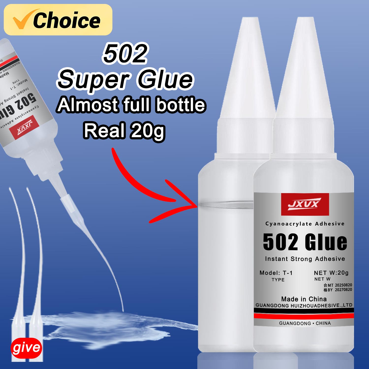 Net Weight 20g 502 Super Glue  - Book Weight Glass 评论和价格