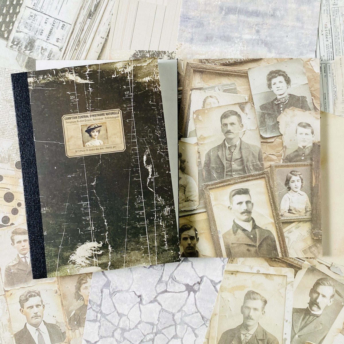100sheets Vintage Scrapbook Pa - Ink Blotter Paper 评论和价格