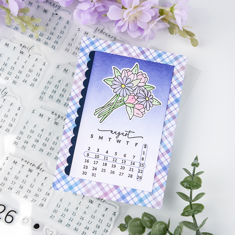 Calendar Date 2026 Clear Stamp - Rubber Date Stamp 评论和价格