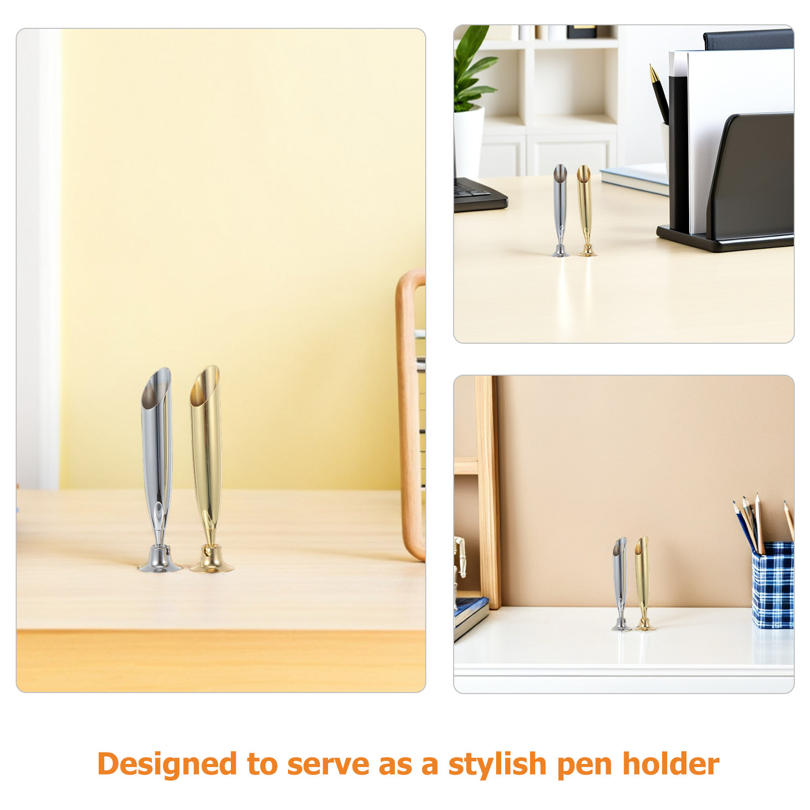 3Pcs Metal Single Pen Stand Ho - Pen Rest Single 评论和价格