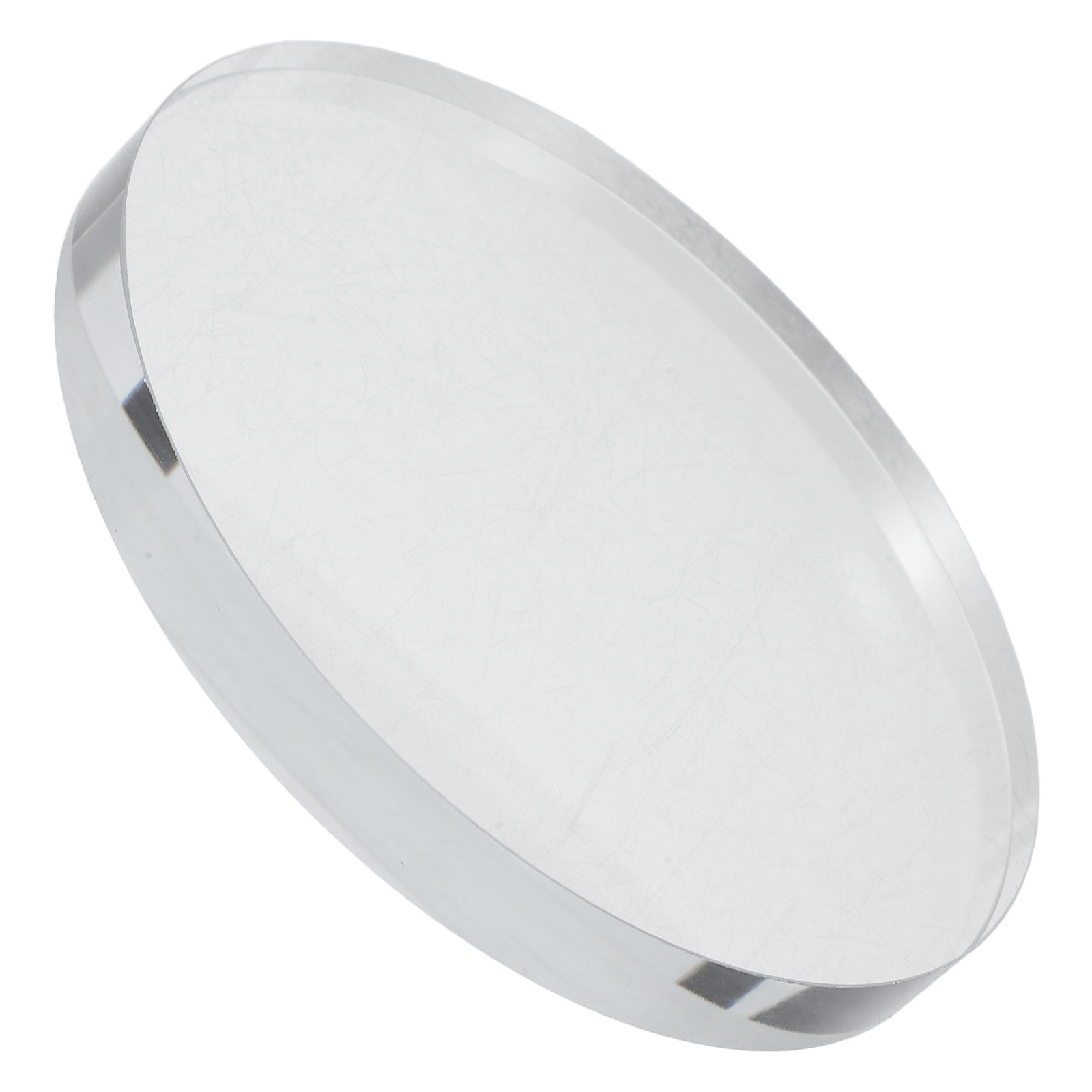 Heavy Round Glass Paperweight  - Book Weight Glass 评论和价格