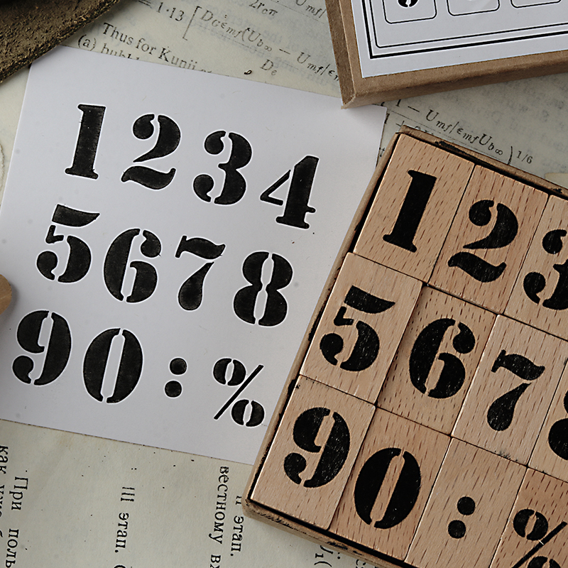 Arabic Numbers Day Month Calen - Rubber Date Stamp 评论和价格