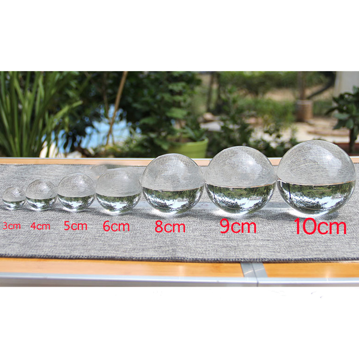 100mm Colors Crystal Ball Phot - Book Weight Glass 评论和价格