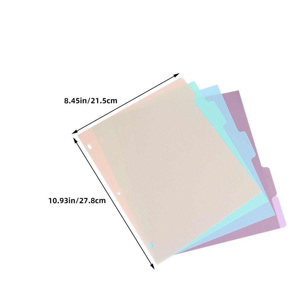 1Set Binder Dividers A4 Size F - Tab Divider A4 评论和价格